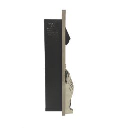Be Modern Bayden Chrome Rotary Control Inset Electric Fire 483mm x 196mm x 593mm