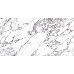 Splashwall  White/Grey Matt MDF Splashback 2440mm x 600mm x 9mm