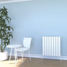 Towelrads Hanworth Plus 700mm x 640mm 3648BTU White Vertical Designer Radiator