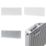 Flomasta 600mm x 1800mm 5839BTU White Type 11 Convector Radiator