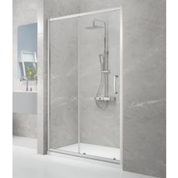 Triton Neo Eight Framed Rectangular Sliding Shower Door Chrome  1200mm x 1900mm