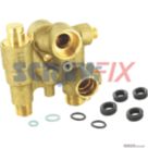 Baxi 7213614 Brass Flow Assembly