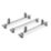 Van Guard VG286-3 Nissan Interstar 2022 - 2024 ULTI Van Roof Bars 1570mm