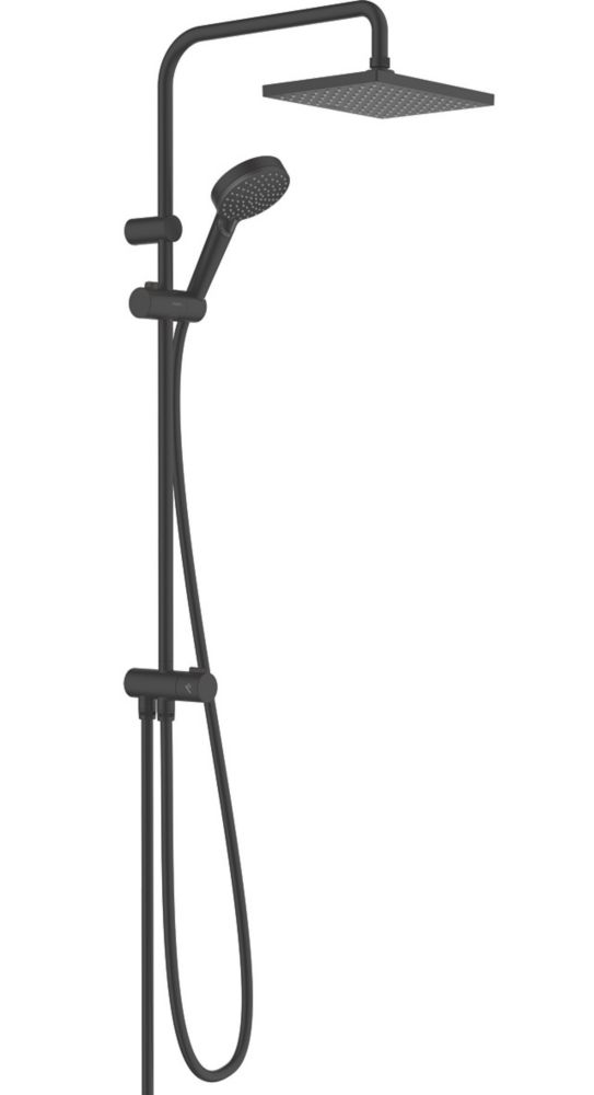Hansgrohe Vernis Shape 230 1Jet EcoSmart Reno Shower Set Matt Black