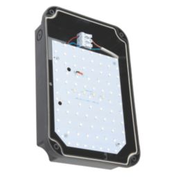 Saxby Lucca Mini Outdoor Rectangular LED Bulkhead Black 15W 1500lm