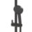 Swirl Bonda Overhead Shower Kit Black