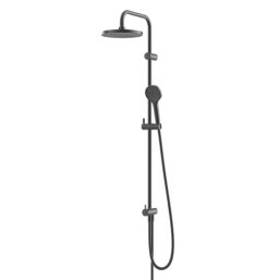 Swirl Bonda Overhead Shower Kit Black