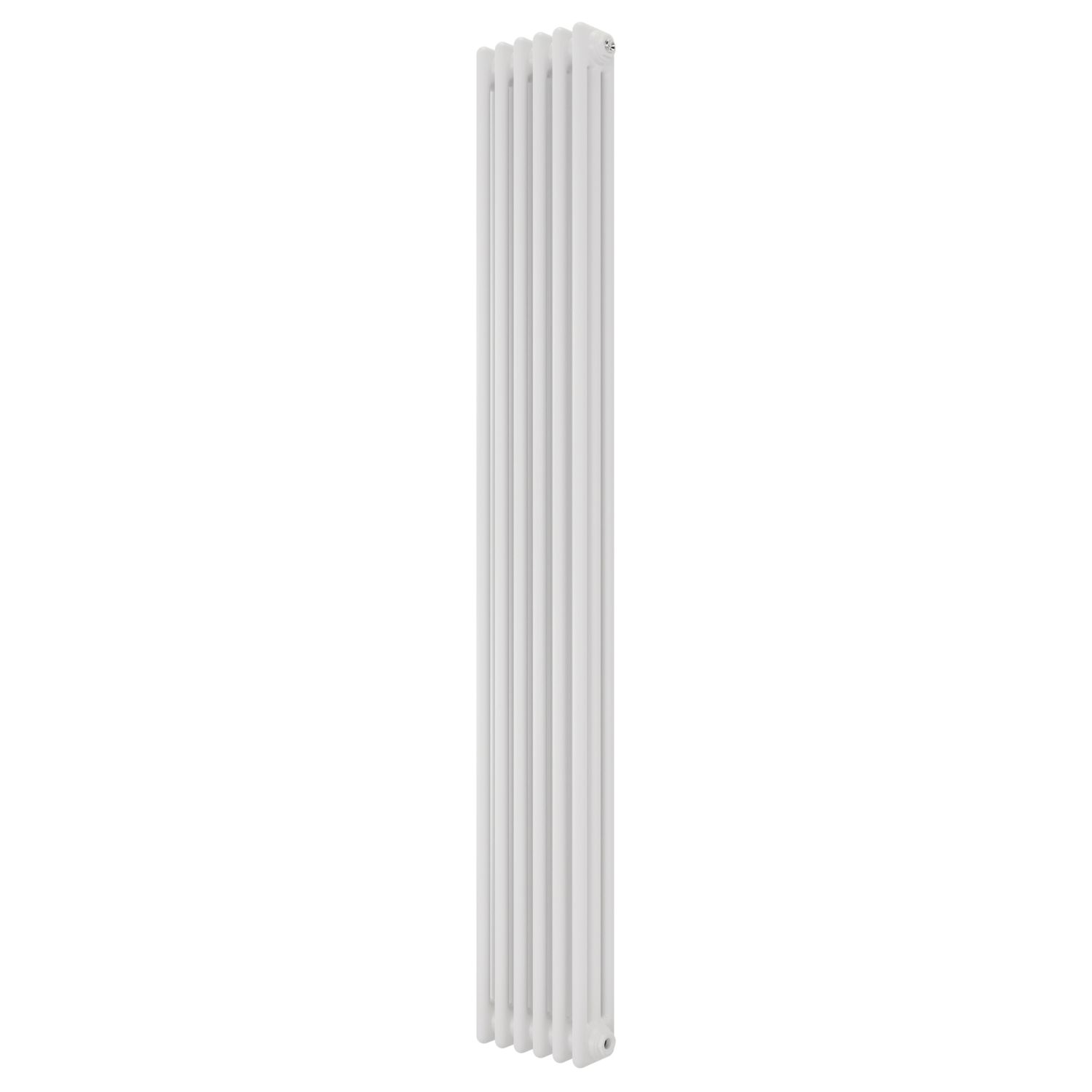 Azur 1800mm x 290mm 3410BTU White Vertical 3 Column Radiator (897YR)