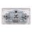 Schneider Electric Lisse 13A 2-Gang DP Switched Plug Socket White