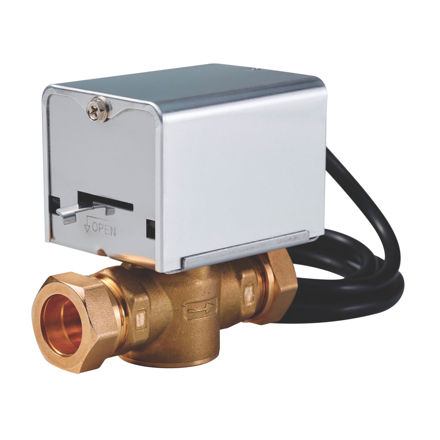 Flomasta 2 Port Motorised Valve 22mm Compression (8982G)