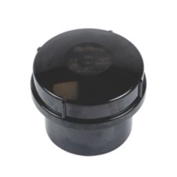 FloPlast  Solvent Weld Air Admittance Valve Black 110mm