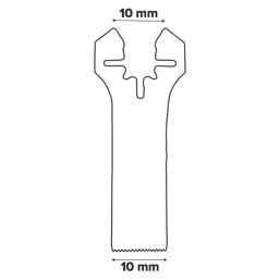 Erbauer   Multi-Material Plunge Cutting Blade 10mm