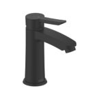 Bristan Apelo EcoStart Black 170mm Standard Lever Mono Basin Mixer Tap  With Clicker Waste