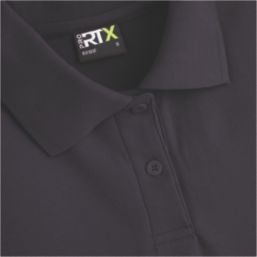 Pro RTX  Womens Polo Shirt Charcoal Size 10