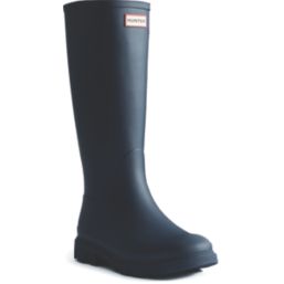 Hunter Downpour Tall Size 5 Womens Navy Non Safety Wellies
