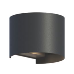 Calex Verona Outdoor LED Up & Down Wall Light Black 7W 400lm