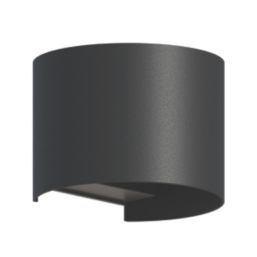 Calex Verona Outdoor LED Up & Down Wall Light Black 7W 400lm
