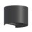 Calex Verona Outdoor LED Up & Down Wall Light Black 7W 400lm
