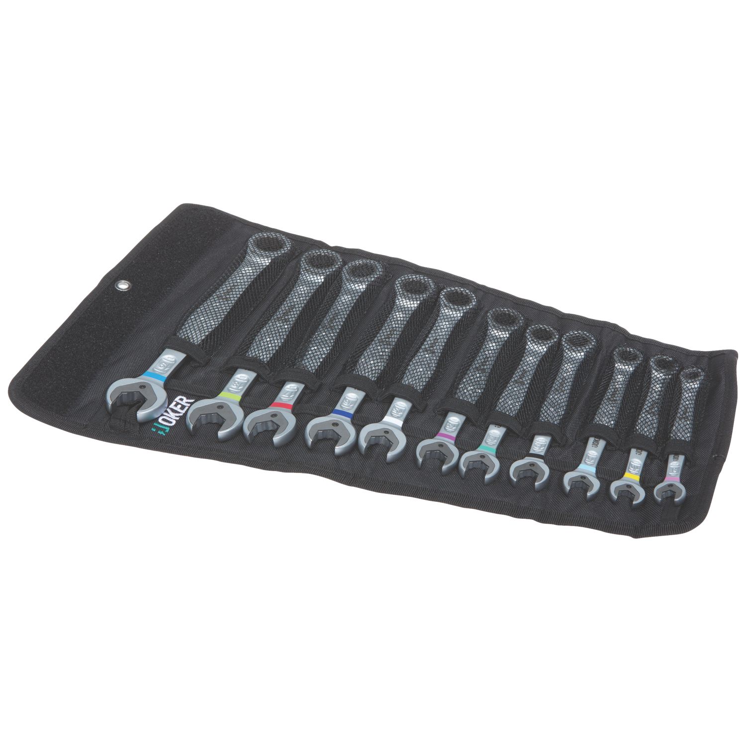 Wera Joker Combination Ratchet Spanner Set with Open-End 11 Pieces (898FP)