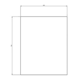 Country Living Acanthus Leaf Blue Kitchen Splashback 600mm x 750mm x 6mm