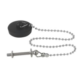 Flomasta Rubber Plug & Chain 12"