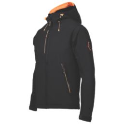 Helly Hansen Chelsea Evolution Hooded  Softshell Jacket Black Small 36" Chest
