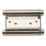 Smith & Locke Polished Chrome  Spring Hinge 100mm x 137mm