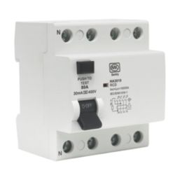 MK Sentry HA3019 80A 30mA 4-Pole A Curve 3-Phase RCD