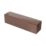 FloPlast  Square Downpipes Brown 65mm x 2.5m 6 Pack