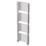 Flomasta U-Shape 1580mm x 500mm 2467BTU Chrome Vertical Designer Radiator