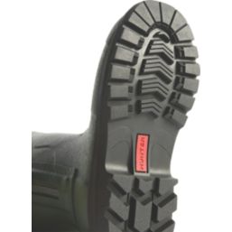 Hunter Balmoral MK II Full Zip Boot Size 10  Olive Non Safety Wellies