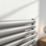 Flomasta  600mm x 1000mm 2189BTU Anthracite Horizontal Designer Radiator