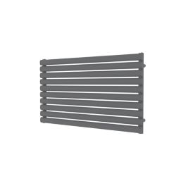 Flomasta  600mm x 1000mm 2189BTU Anthracite Horizontal Designer Radiator