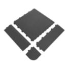 COBA Fatigue-Lock Workplace Safety Matting Black 150mm x 150mm 4 Pack