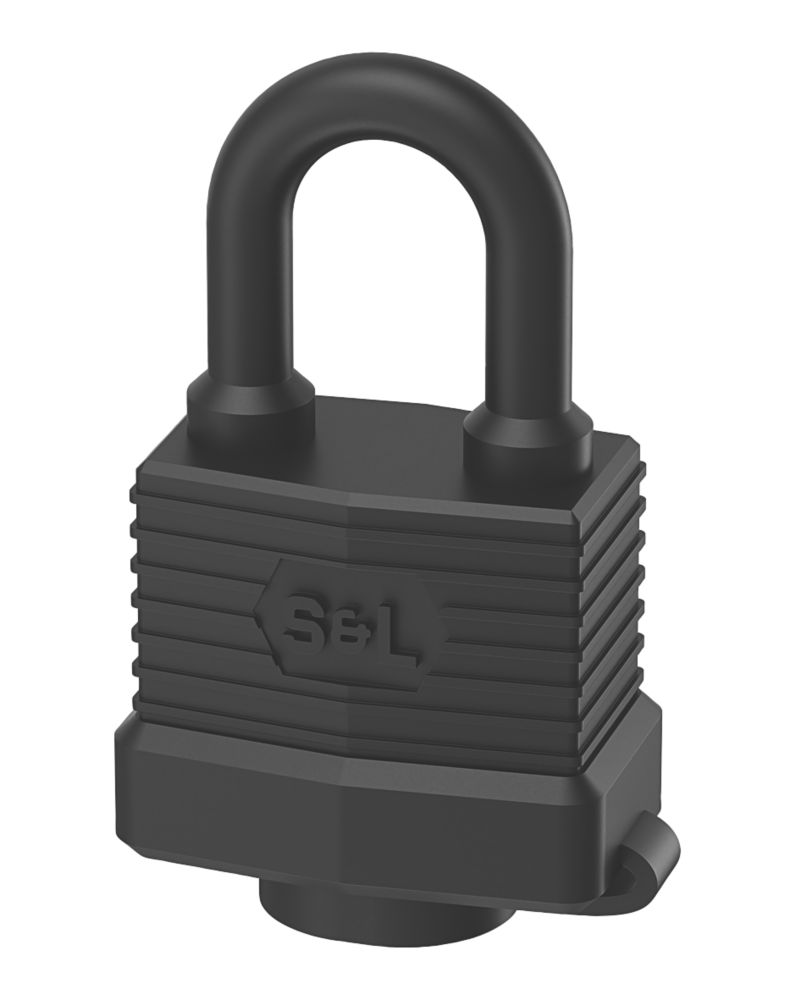 Smith & Locke Laminated Steel Closed Shackle Padlock 70mm Screwfix