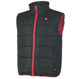 Lee Cooper LCVST706 Quilted Padded Vest Black Medium 40" Chest
