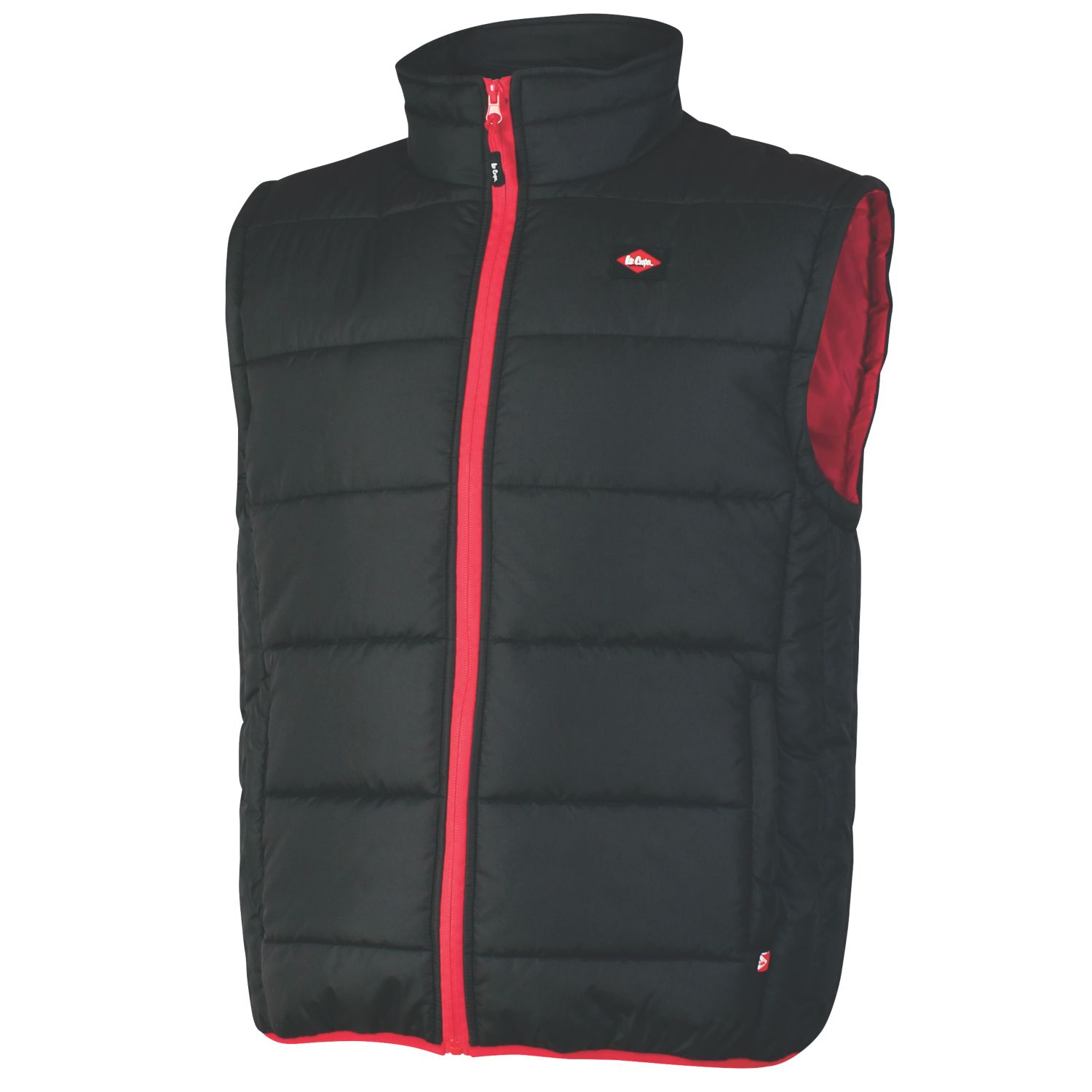 Lee Cooper LCVST706 Quilted Padded Vest Black Medium 40" Chest (899FP)