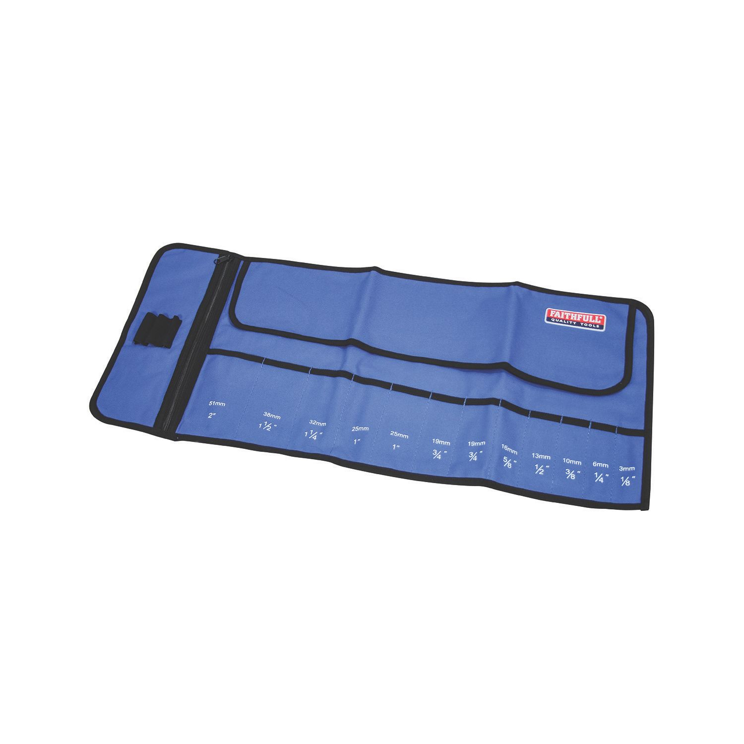 Faithfull 12 Pocket Chisel Storage Roll 12.6" (899GC)