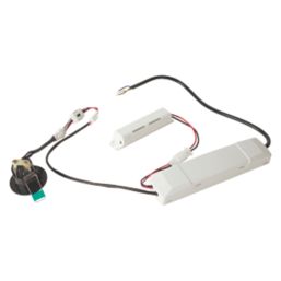 4lite  Tilt Cylindrical Recessed Non-Maintained Emergency LED Downlight Black 2W 110lm 50mm