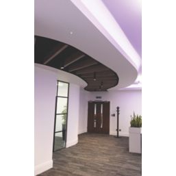 4lite  Tilt Cylindrical Recessed Non-Maintained Emergency LED Downlight Black 2W 110lm 50mm