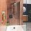 Mira Evoco Rear-Fed Concealed Matt Black Thermostatic Built-In Mixer Shower & Bath Fill