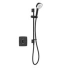 Mira Evoco Rear-Fed Concealed Matt Black Thermostatic Built-In Mixer Shower & Bath Fill