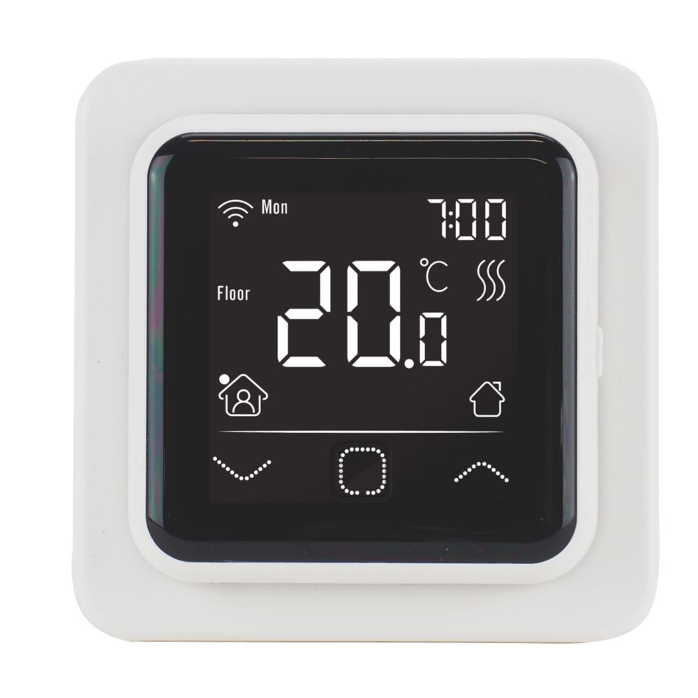 Klima Wi-Fi Digital Thermostat u0026 Floor Sensor - Screwfix