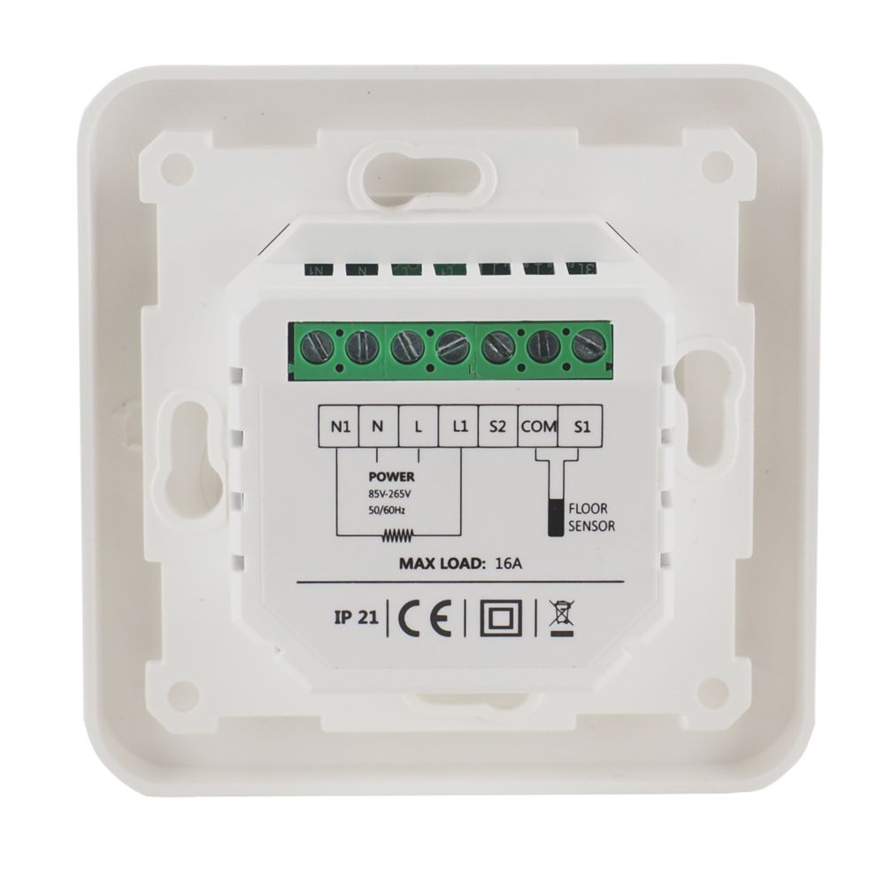 Klima Wi-Fi Digital Thermostat u0026 Floor Sensor - Screwfix