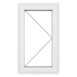 Crystal  Right-Hand Opening Clear Triple-Glazed Casement White uPVC Window 610mm x 1190mm