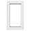 Crystal  Right-Hand Opening Clear Triple-Glazed Casement White uPVC Window 610mm x 1190mm