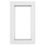 Crystal  Right-Hand Opening Clear Triple-Glazed Casement White uPVC Window 610mm x 1190mm