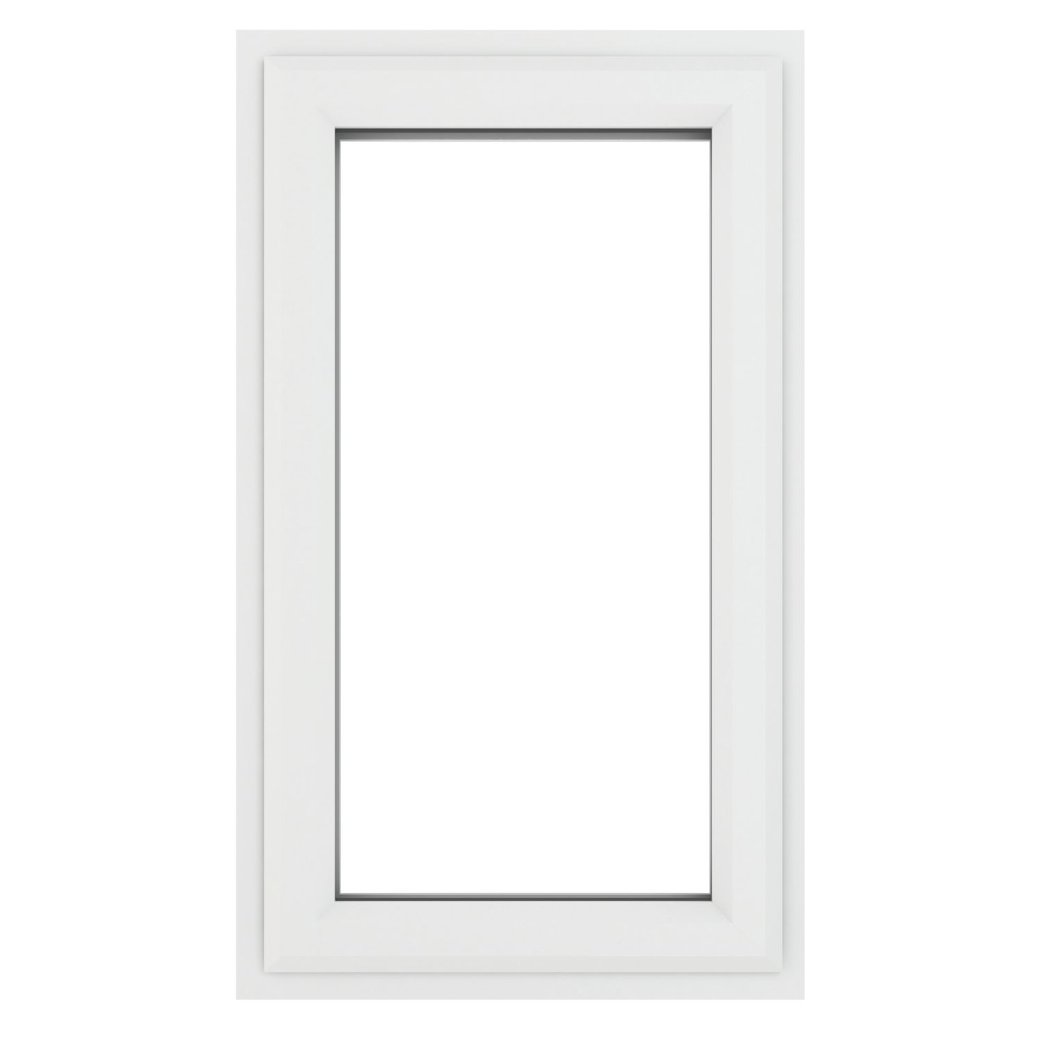 Crystal Right-Hand Opening Clear Triple-Glazed Casement White uPVC Window 610mm x 1190mm (899JN)