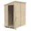 Forest  3' 6" x 6' (Nominal) Pent Overlap Timber Shed with Assembly