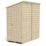 Forest  3' 6" x 6' (Nominal) Pent Overlap Timber Shed with Assembly